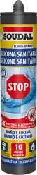 Silicona Sanitaria STOP Blanca 290ml