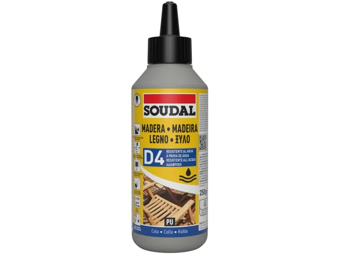 Cola de Poliuretano para Madera D4 250g