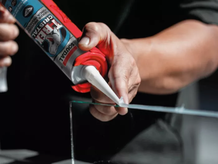 Aplicação T-Rex Cristal da Soudal