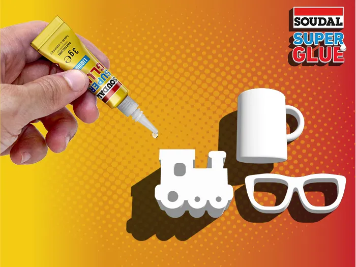Pegado de materiales con Superglue